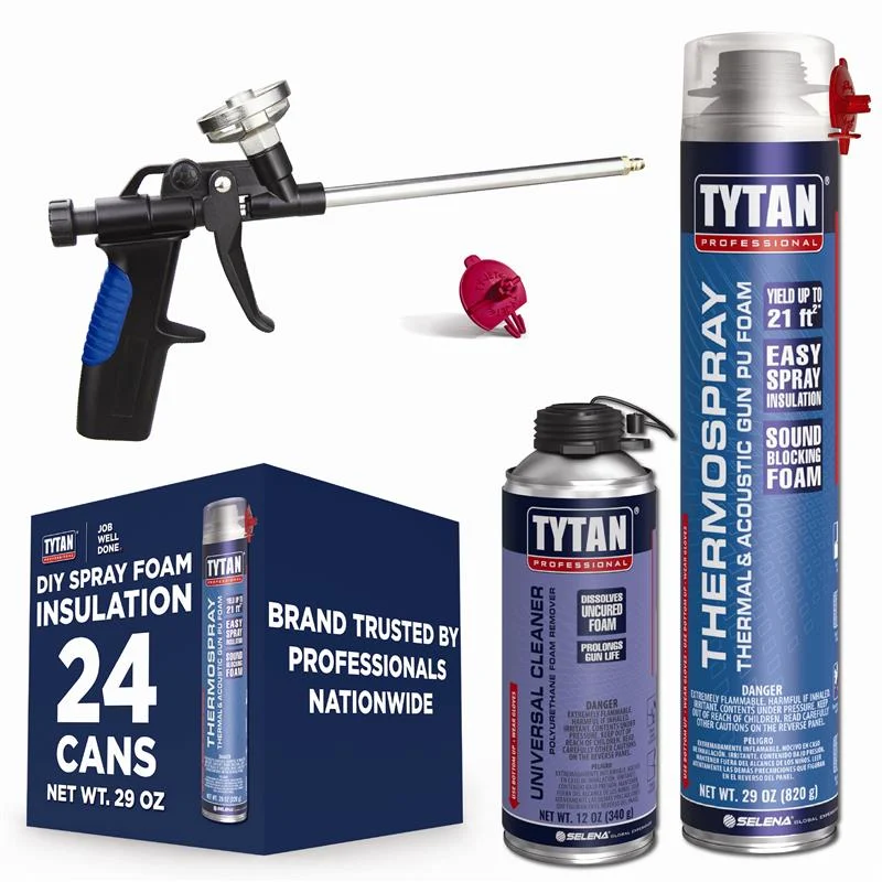TYTAN Thermospray 24-can spray foam insulation kit